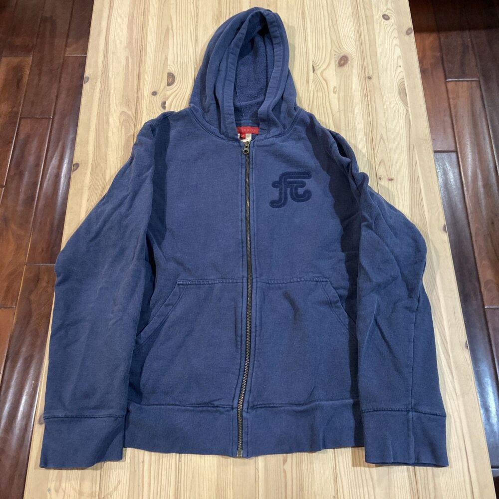 Y2K FCUK Jeans Hooded zipper Sweatshirt Hoodie Women’s M